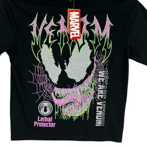 NWT Marvel Men's Regular Fit Short Sleeve Black T-shirt Sz Medium "We are venom"